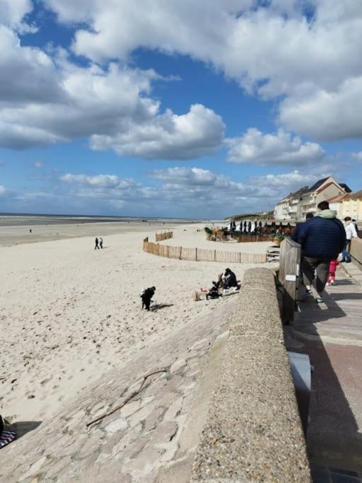 Studio Cabine Avec Terrasse Fort-Mahon-Plage Exteriör bild